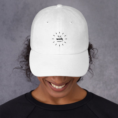 The Best Dream Work Is Teamwork Dad hat